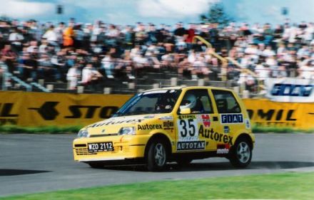 Jacek Sikora i Marek Kaczmarek - Fiat Cinquecento Sporting.
